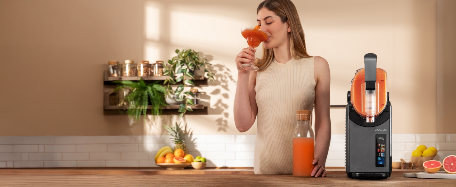 Машина для приготування крижаного напою Cecotec Slush-Eis 2.6L Twist&Ice 2600 з 6 режимами, сенсорне керування