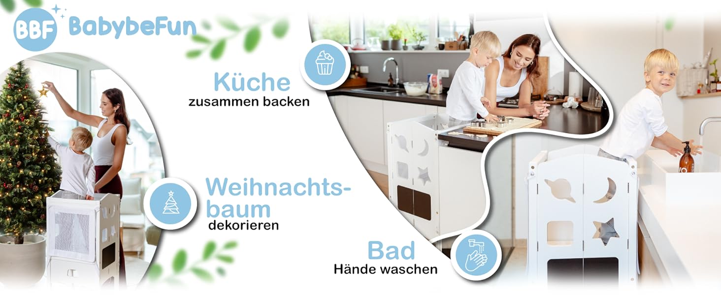 Навчальний столик-сходинка для дітей від 1 року - стійкий, збірно-розбірний, з сіткою безпеки 360°, білий