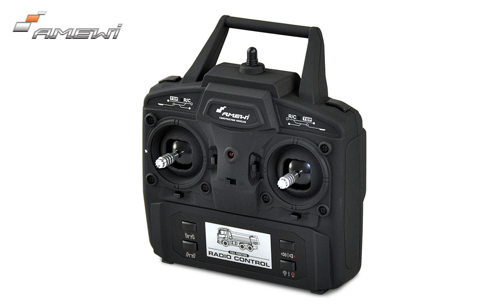 Модель автомобіля Mercedes-Benz Kipper PRO (Amewi 22533) 2.4GHz RTR, металевий кузов, бензиновий, з додатковим акумулятором