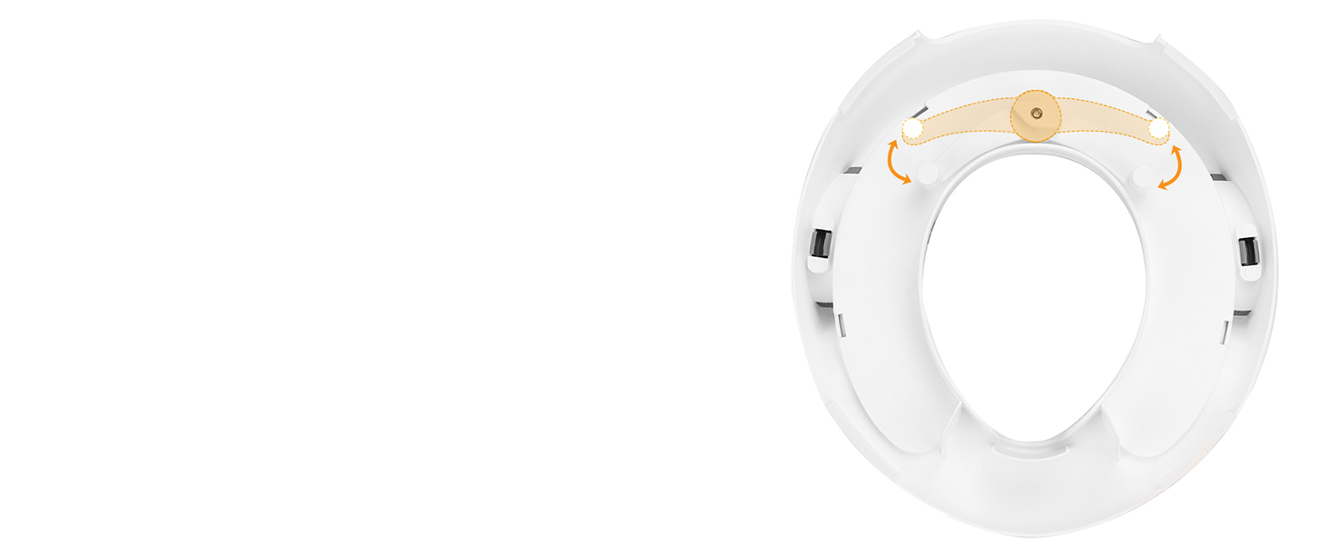 Унітаз дитячий з драбинкою та підставкою Deanic (Сірий) для дітей від 1 до 6 років + 2 подушки та щітка