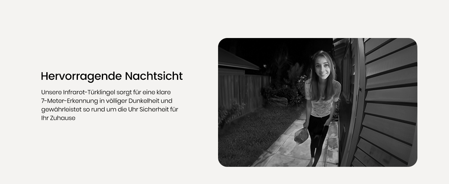 Бездротовий відеодомофон з камерою AOSU 2K HD з PIR-датчиком та детекцією пакунків, сумісний з Alexa