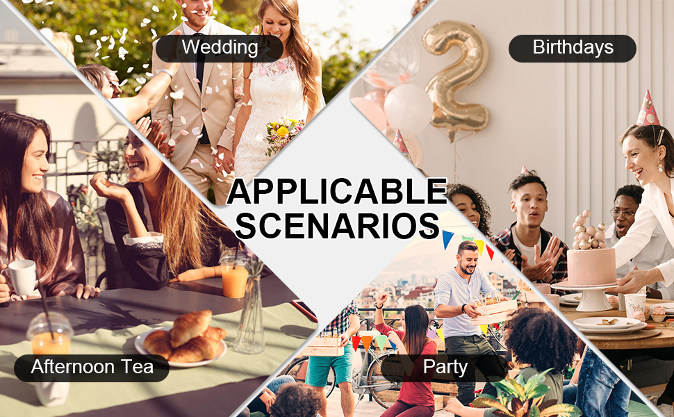 Багатоярусний стійка для тортів та капкейків з дерева, 4 яруси, Ø 30/32 см, для вечірок, днів народжень, святкового декору