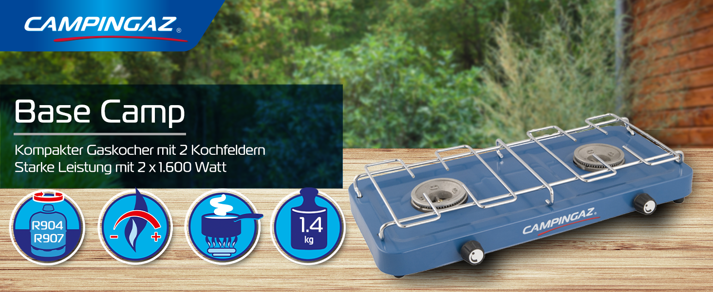Газовий пальник Campingaz Base Camp Lid R для кемпінгу (Base Camp)