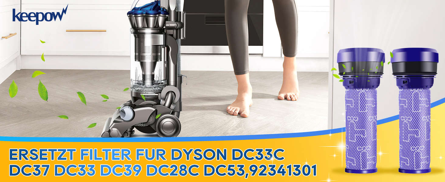 Передмоторний фільтр попереднього фільтра для пилососа Dyson DC37, DC33C, DC39, DC28C, DC53, 2 шт.