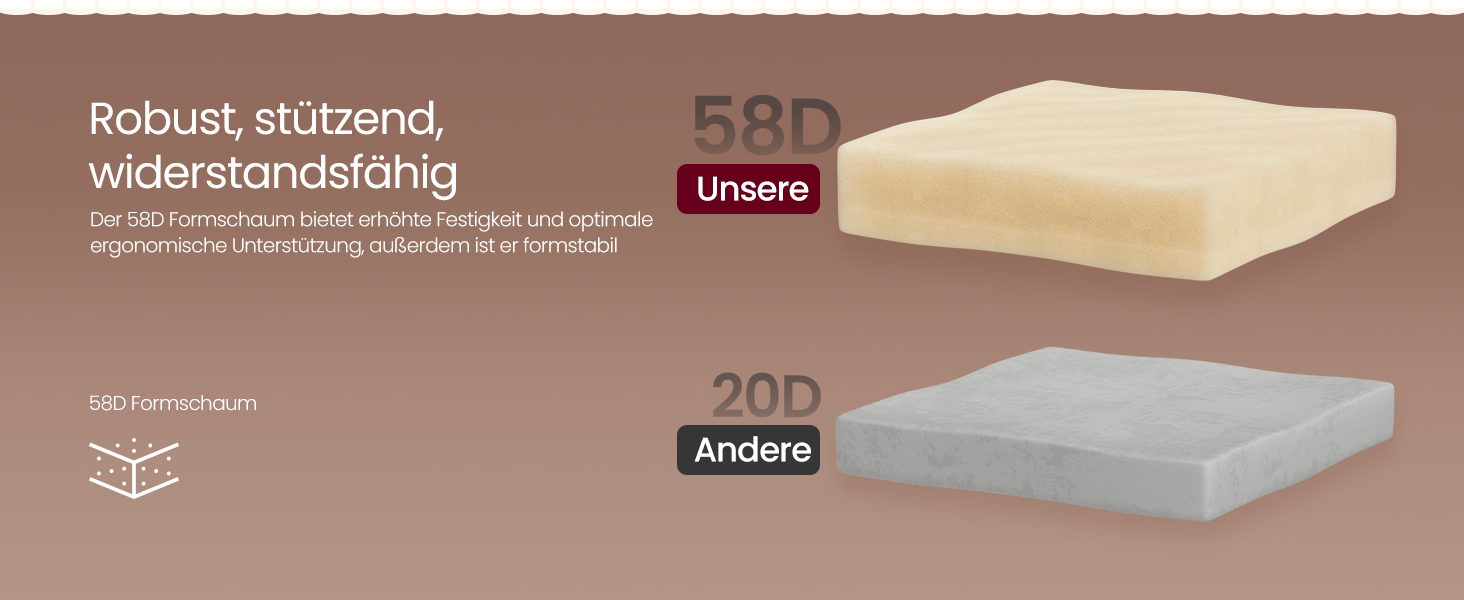 EKHO Collection - Набір барних стільців з 2 штук зі штучної шкіри - карамельно-коричневий / 54 x 54 x 91 см