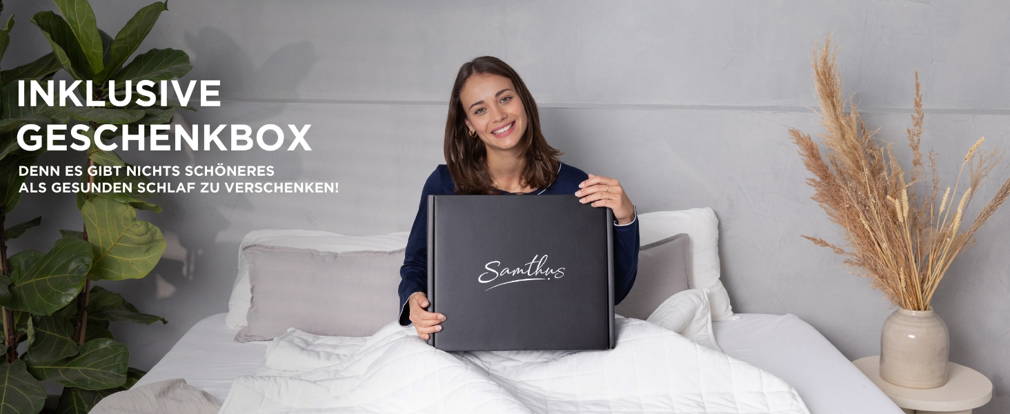 Обважнююча ковдра Samthus 135x200 см, 9 кг, фліс Sherpa, сертифікат Oeko-Tex, біла
