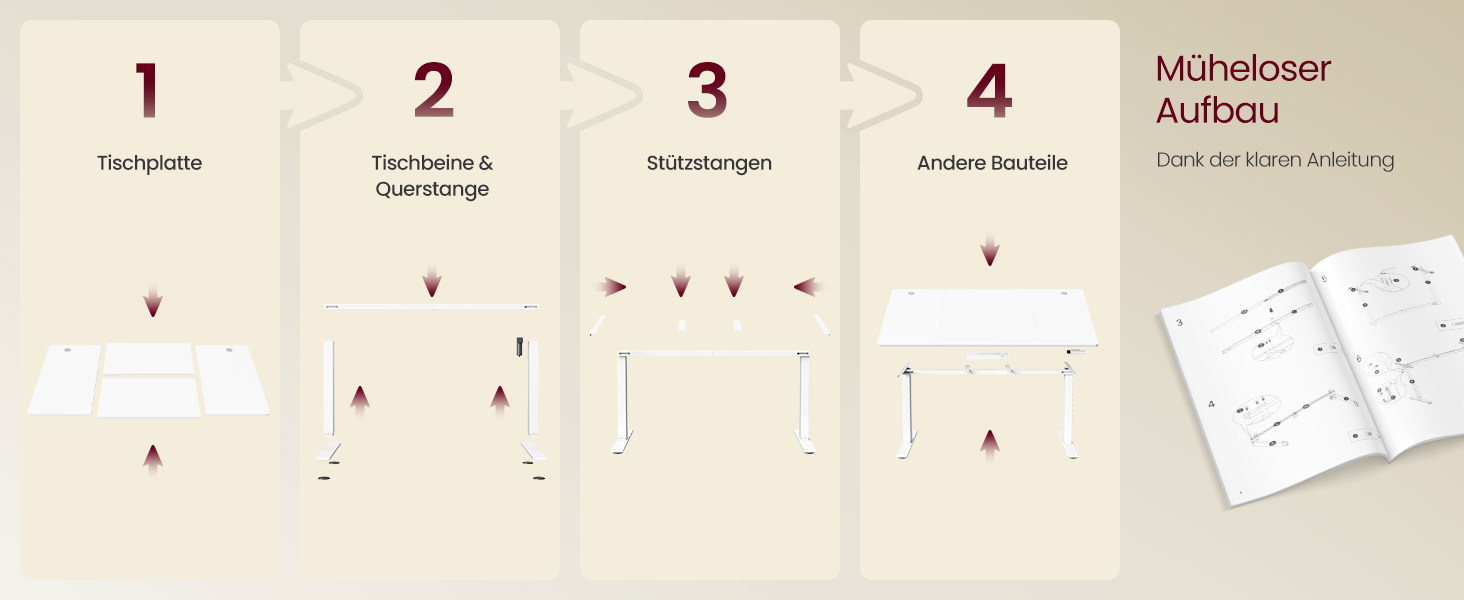 Стол для роботи VASAGLE з регулюванням висоти 160x80 см, USB-C, підставка для розеток, стоячий стіл, нагадування про перерви, 3 пам'яті, для офісу, матовий білий