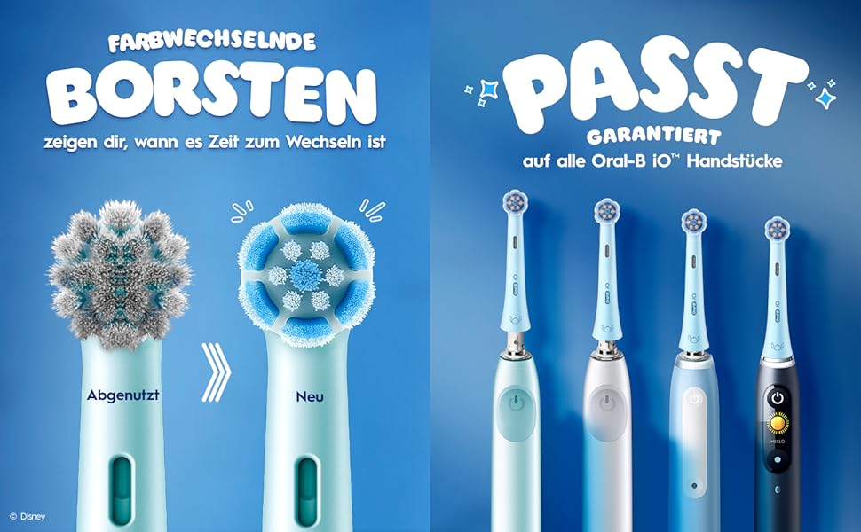 Смінні насадки для електричної зубної щітки Oral-B iO Ultimative Reinigung для дітей (Stitch), білі, 4 шт.
