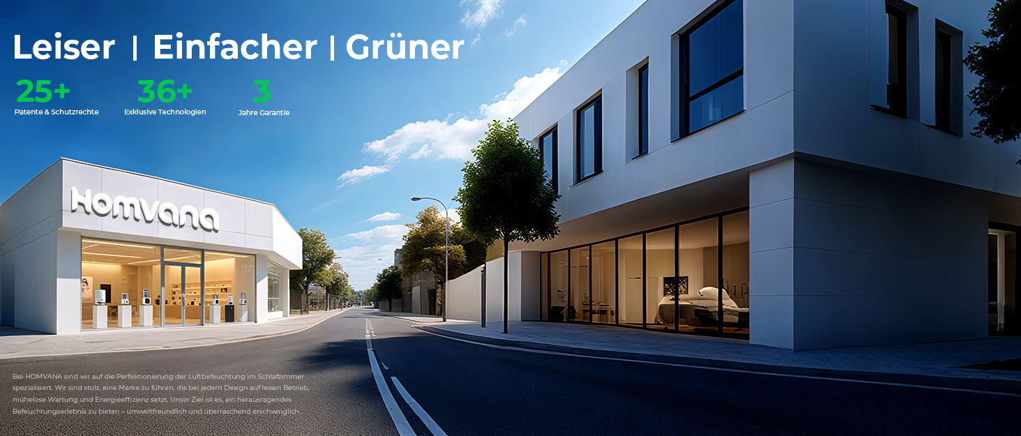 Зволожувач повітря Homvana для спальні 1.5л, ультразвуковий, з аромадифузором для ефірних олій, LED, BPA-Free