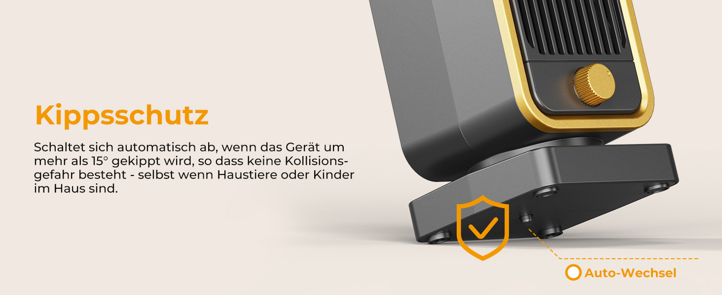 Електричний обігрівач 2000W з терморегулятором, тихий, 3 режими, PTC кераміка, швидкий нагрів, ECO режим, пульт, таймер 12H, поворот 70°, для офісу, спальні, ванної кімнати (чорний)