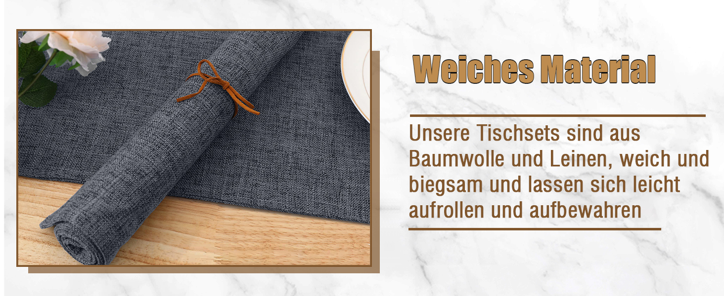 Набір тканинних серветок Homaxy 6 шт., бежеві, миючі, стійкі до нагрівання, антиковзаючі, двосторонні