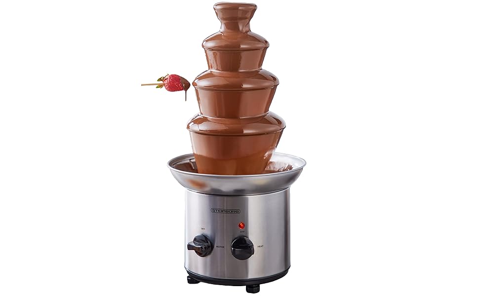 Шоколадний фонтан | 170 Вт | 1.25 кг | Якісний нержавіюча сталь | 4-рівневий | Термостійкий | Для дому та заходів