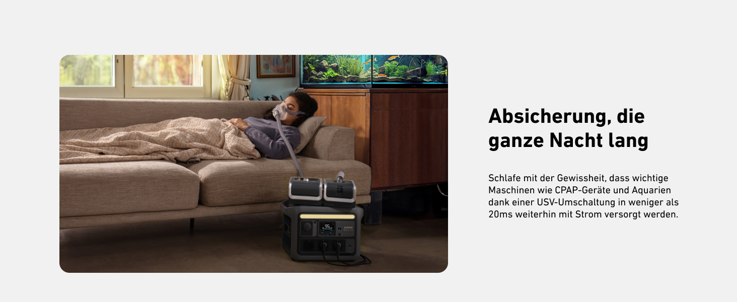 Anker SOLIX C800 Портативна електростанція, 1200W (1600W пікова потужність), 768Wh LiFePO4 акумулятор, для кемпінгу, RV, подорожей, резервне живлення (сонячна панель опційно)