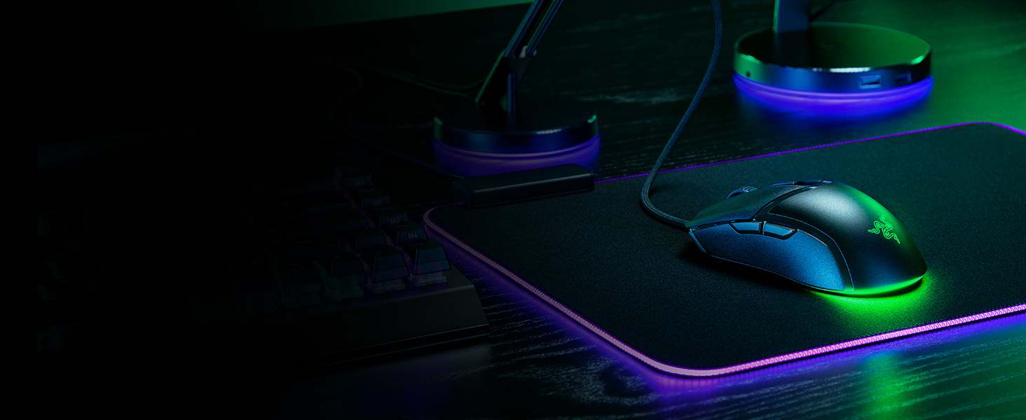 Ігрова миша Razer Cobra — легка дротова миша з Chroma RGB, оптичними перемикачами 3-го покоління, вага 57 г, чорна