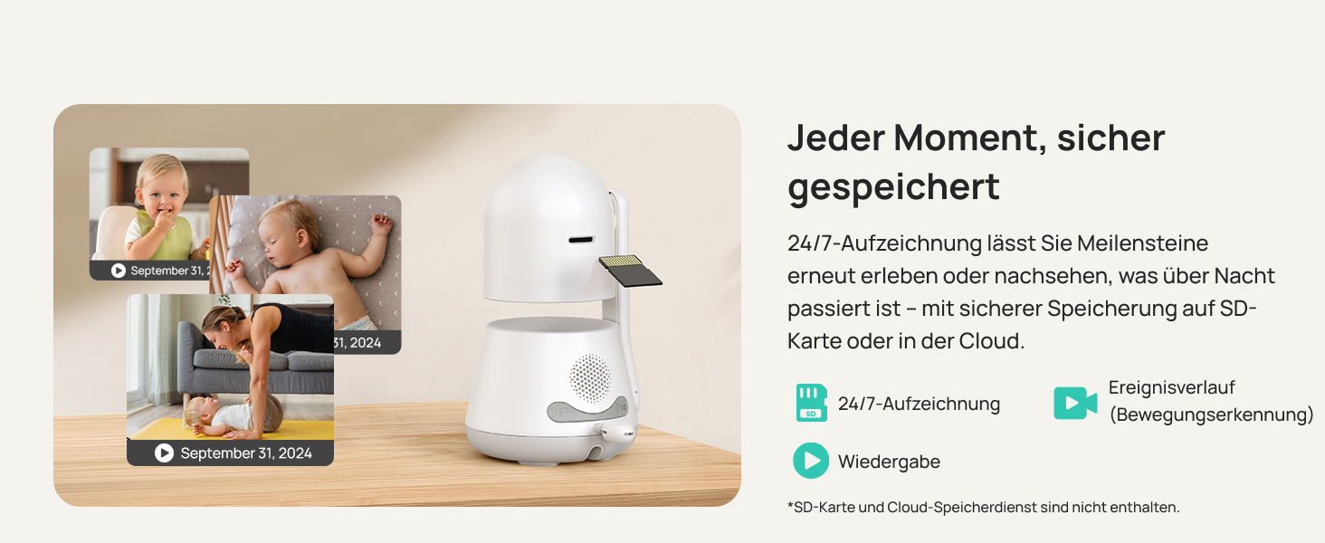 Відеоняня Dr.Care LumiView з камерою та монітором 5