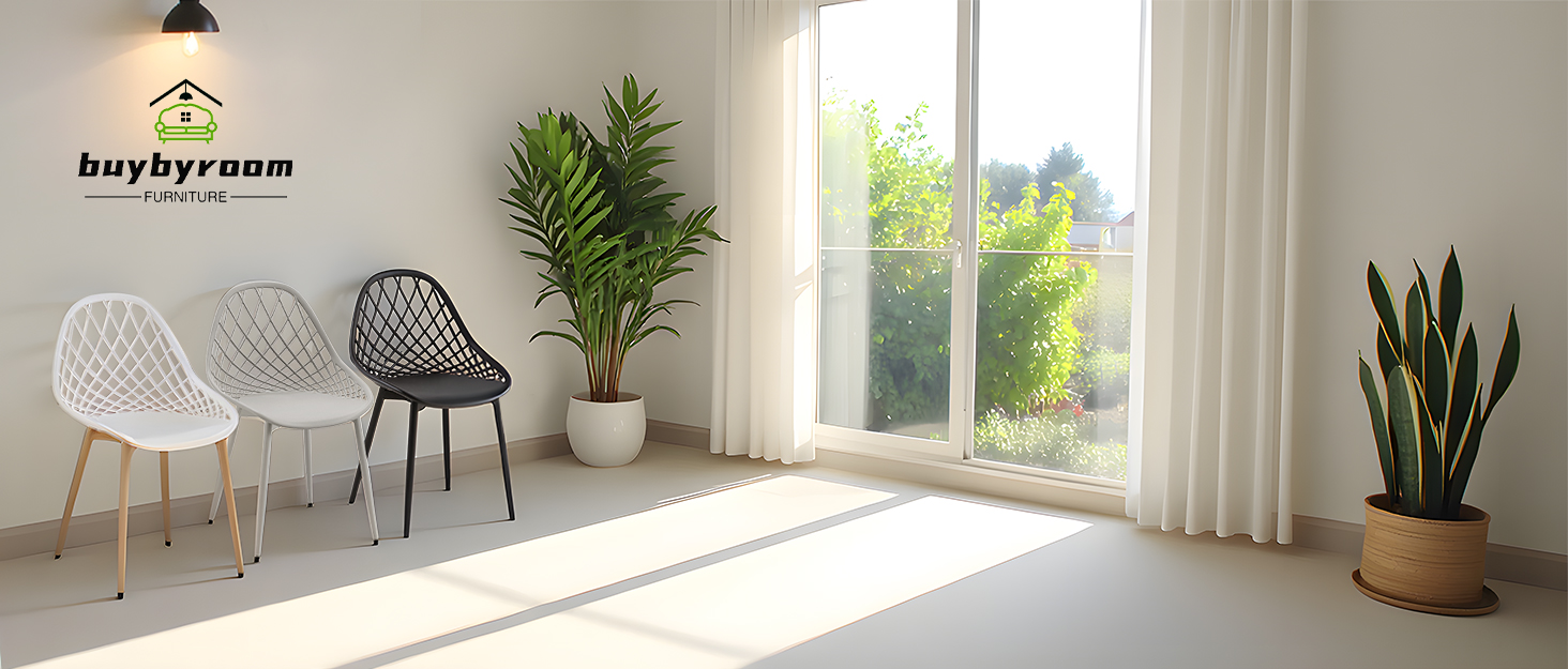 Набір меблів для балкона на 2 особи: стіл та 2 стільці, чорний колір. Регульовані ніжки, підходить для балкона, тераси та саду