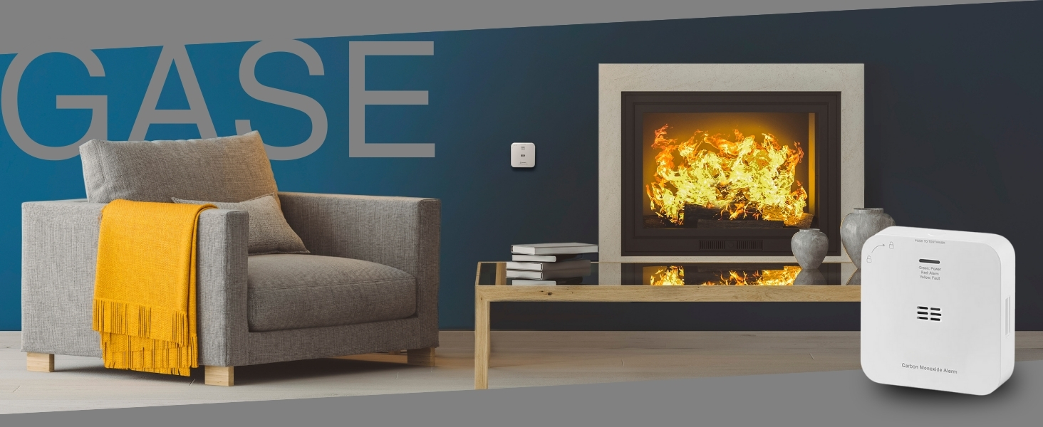 Розумний датчик чадного газу LEDVANCE SMART+ з WiFi, сертифікований EN 50291, білий
