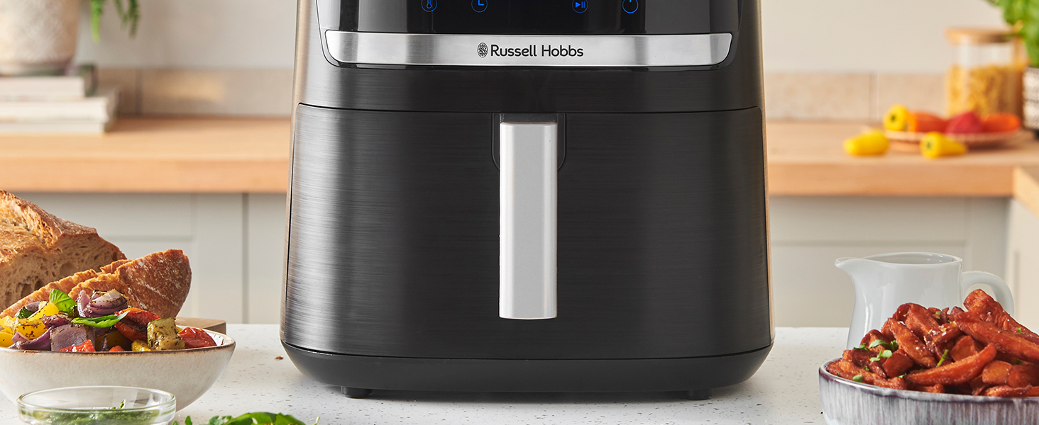 Фритюрниця Russell Hobbs SatisFry XXL 8.3л Rapid AirFryer з Rapid Air, 9 програм, сенсорний екран, гриль, піч, без олії, для піци 26см