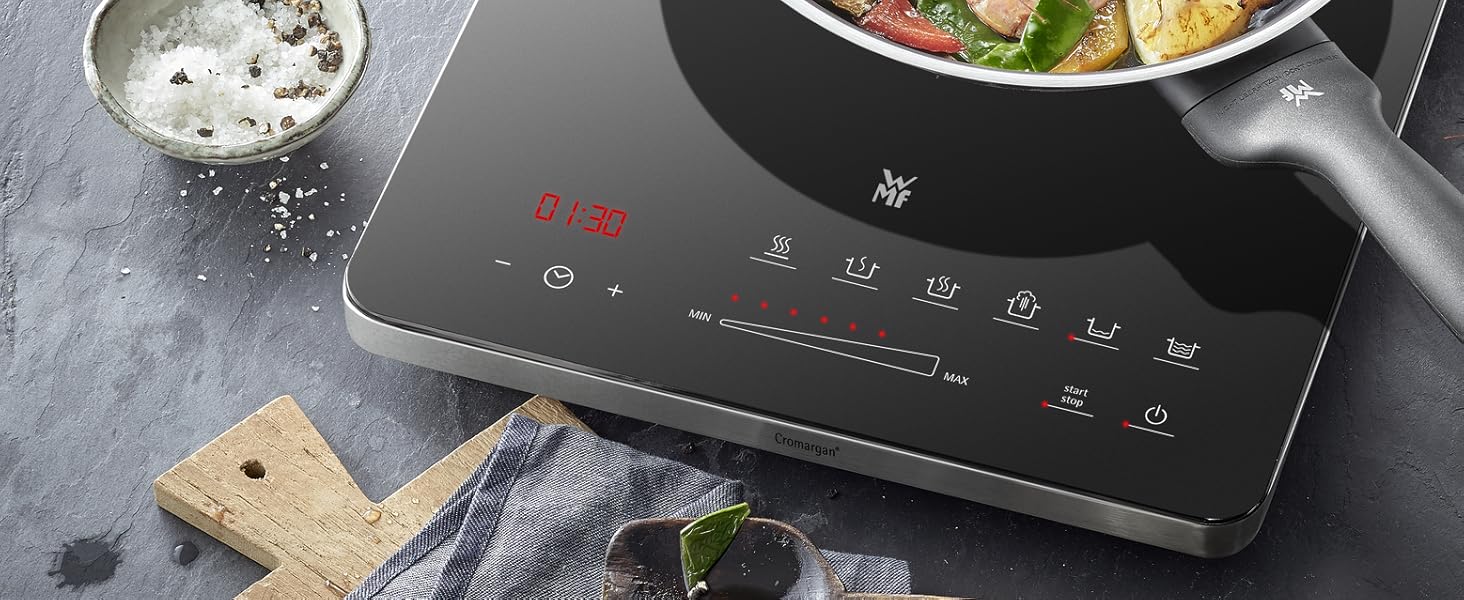 Індукційна плитка WMF Kult X - мобільна, однокільцева, 2100 Вт