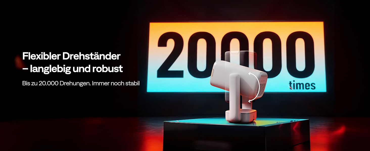 Проектор Aurzen D1 Air Smart: 1080P, 4K, HDR10, Dolby Audio, Netflix, USB-C, Автофокус, Компактний