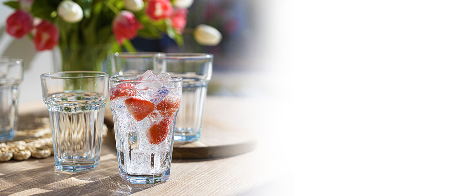 Набір склянок для води та коктейлів TREND FOR HOME Lotte 370 мл, 6 шт. - Longdrink, Highball, для соку, можна мити в посудомийній машині