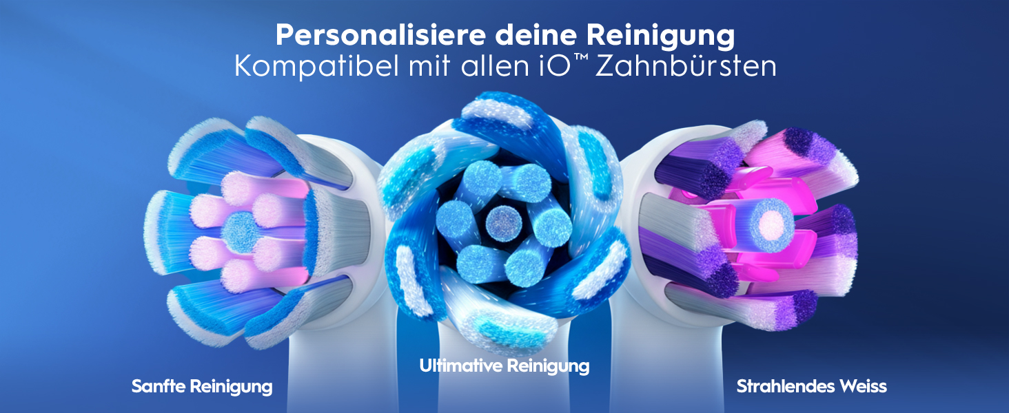 Електрична зубна щітка Oral-B iO Series 5, набір з 2 шт (чорна та біла), з додатковою насадкою та білим футляром