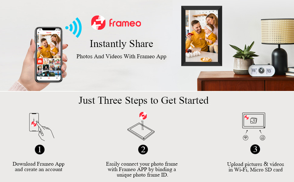 Цифровий фотоальбом Frameo 10.5
