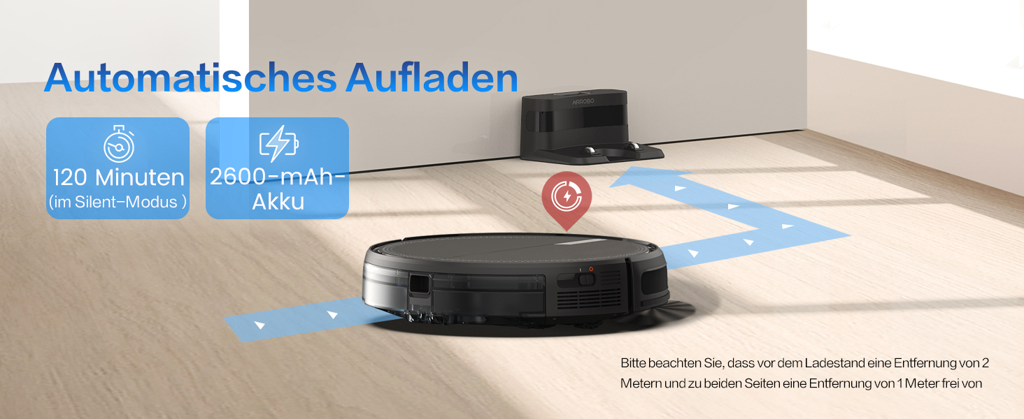 Робот-пилосос AIRROBO P30 з функцією миття, 3000Pa, 3-в-1, для тварин, килимів, твердих підлог, з пультом дистанційного керування, час роботи 120 хв (чорно-сірий)