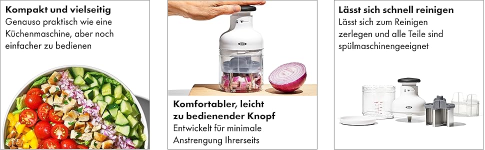 Подрібнювач овочів та фруктів OXO Good Grips Zerkleinerer Press (новий)