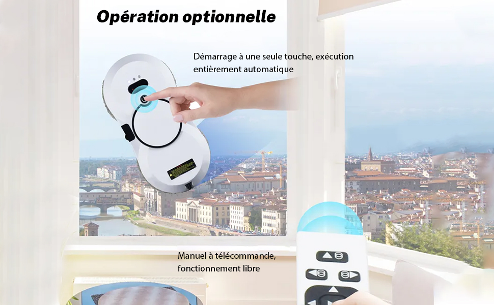 Електричний робот-миття вікон Rooter 5600Pa з автоматичним подачею води та інтелектуальною розпізнаванням країв, для внутрішніх та зовнішніх вікон, 10 мікрофібрових серветок