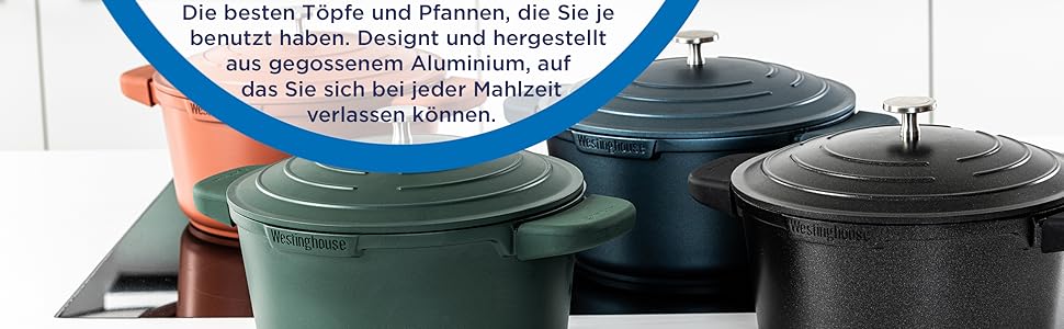 Кухонна плита серії Westinghouse великий розмір - 28 см духовка для індукції з покриттям, для всіх типів печей і кухонного приладдя