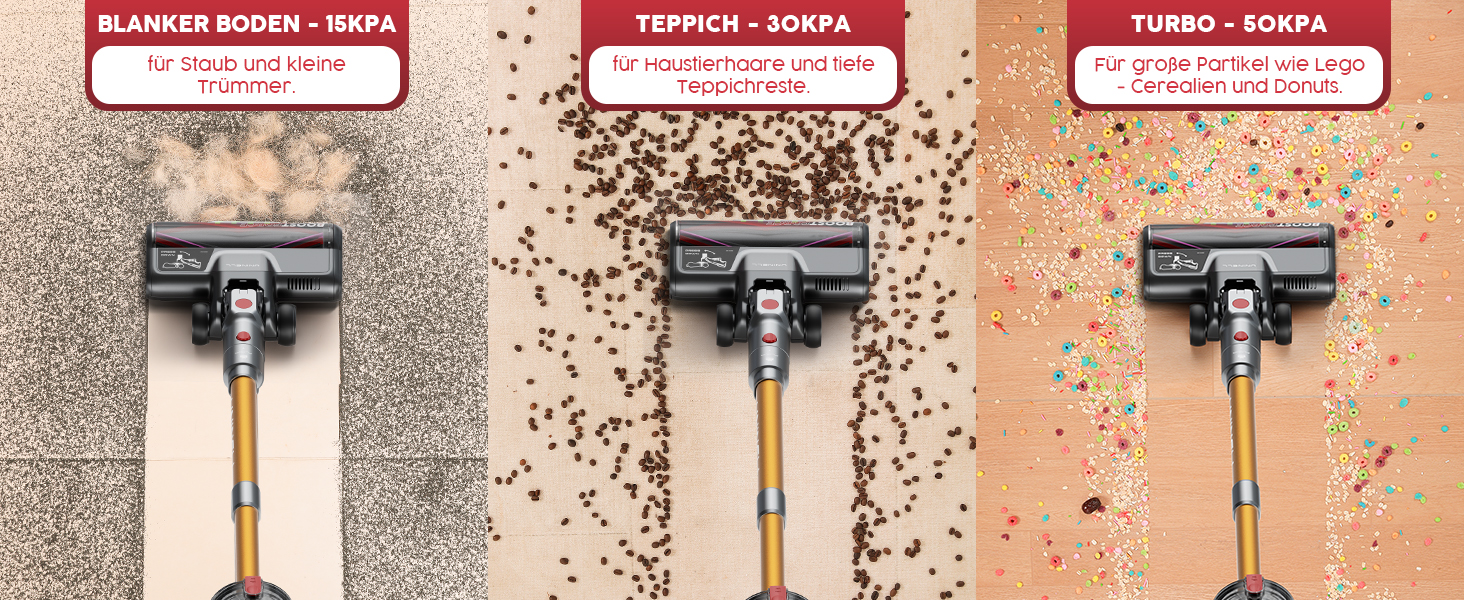 Бездротовий акумуляторний пилосос UNINELL HOME 50000Pa, 580W, 70 хвилин, LED-дисплей, антизаплутана щітка, для твердих поверхонь, килимів, шерсті тварин