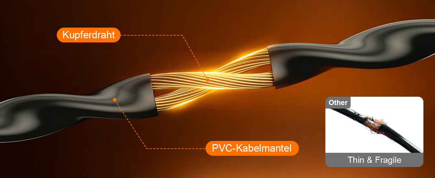 Ланцюжок прикрас Kawaya 10м LED, зовнішній, для саду, тераси, балкону, IP65, вологостійкий, тепле світло