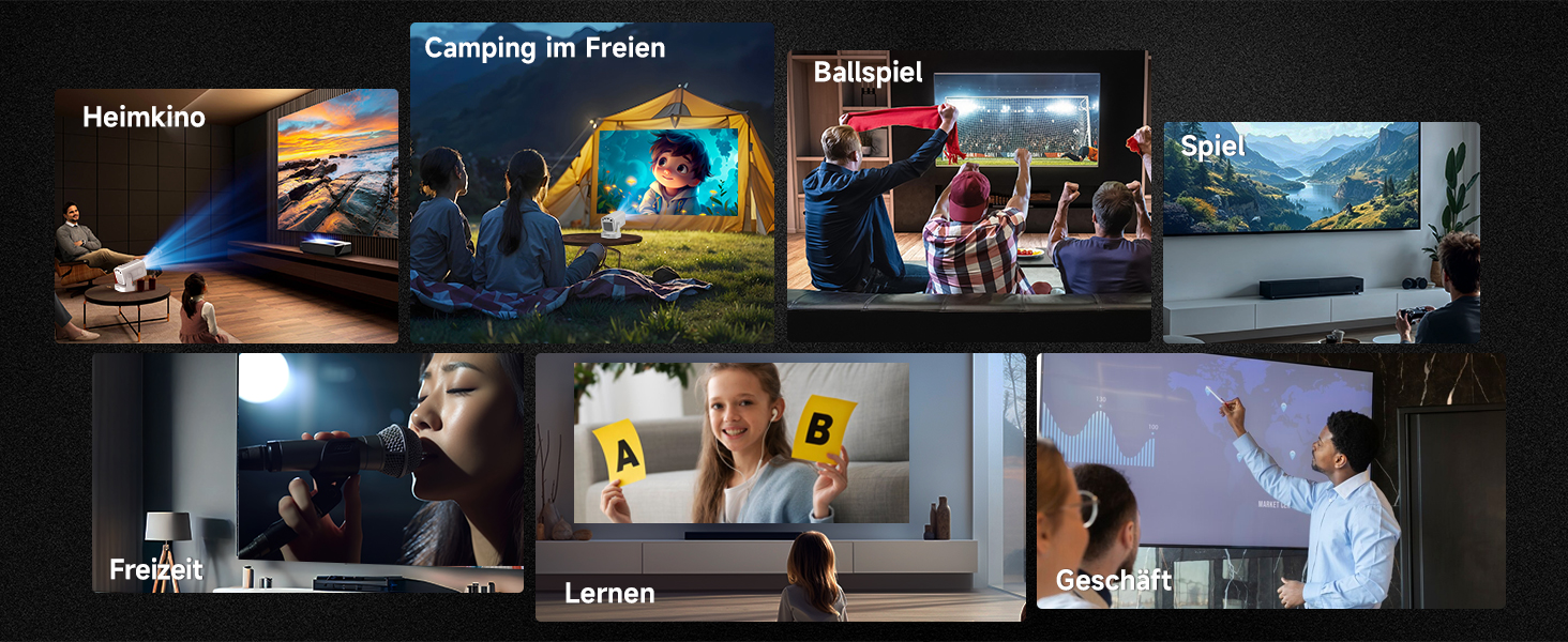 Magcubic HY310 Міні проектор 4K з автофокусом, Android, WiFi 6, BT 5.4, 180° поворот, портативний, 5W динамік, 2025