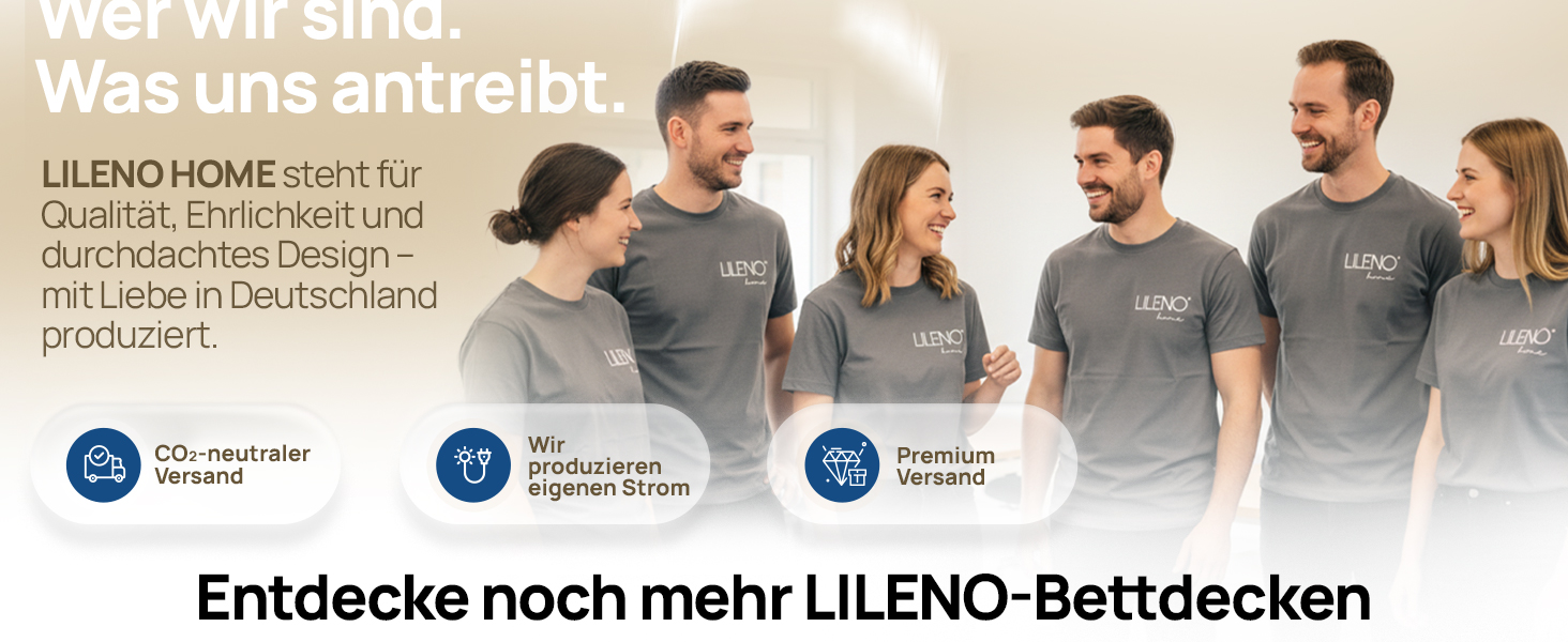 Плед-пухове покривало LILENO HOME Premium 135x200 см – пух 90%, перо 10%, Made in Germany, Oeko-Tex, 60°C