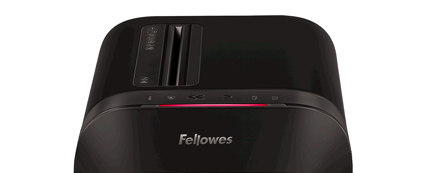 Шредер Fellowes Microcut P5: знищення 2000+ частинок/A4, 10 листів, Powershred 10M, для офісу/дому, 19л кошик, блокування,