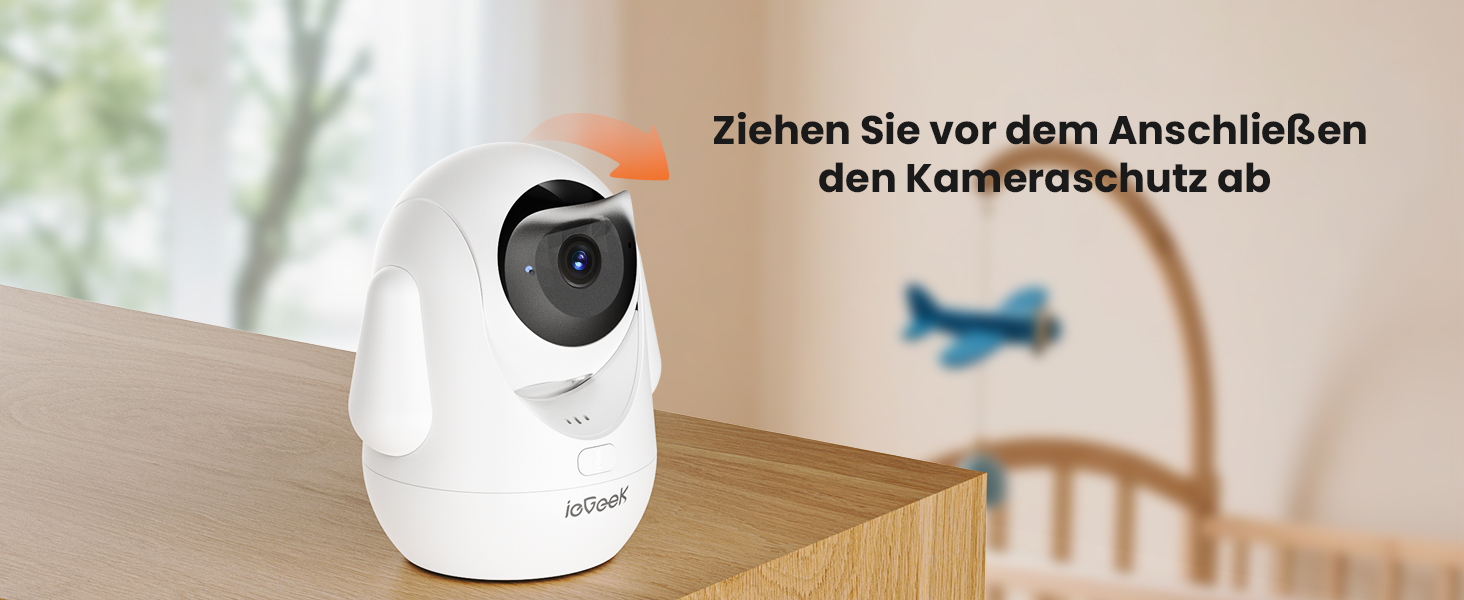 Відеоняня ieGeek з камерою 2.5K/4MP, 5.5