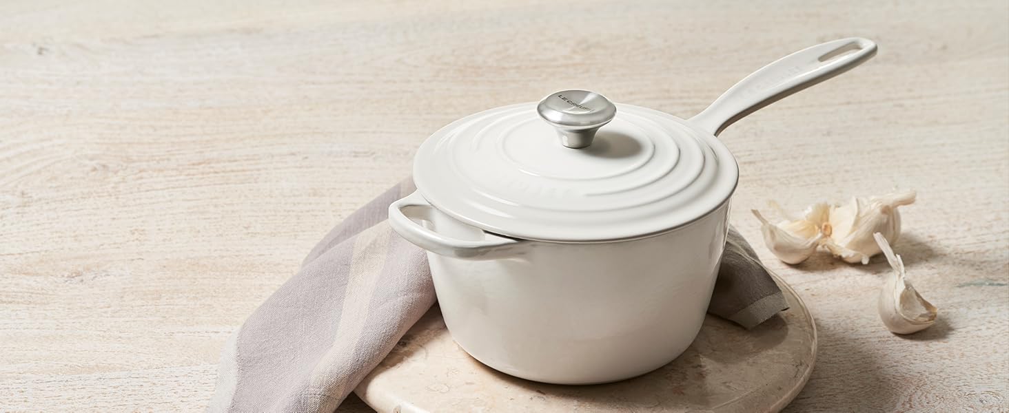 Каструля з нержавіючої сталі Le Creuset Signature, 18 см, 1.8 л, для всіх типів плит (включно з індукцією), 18 см, сірий, 21181180902430