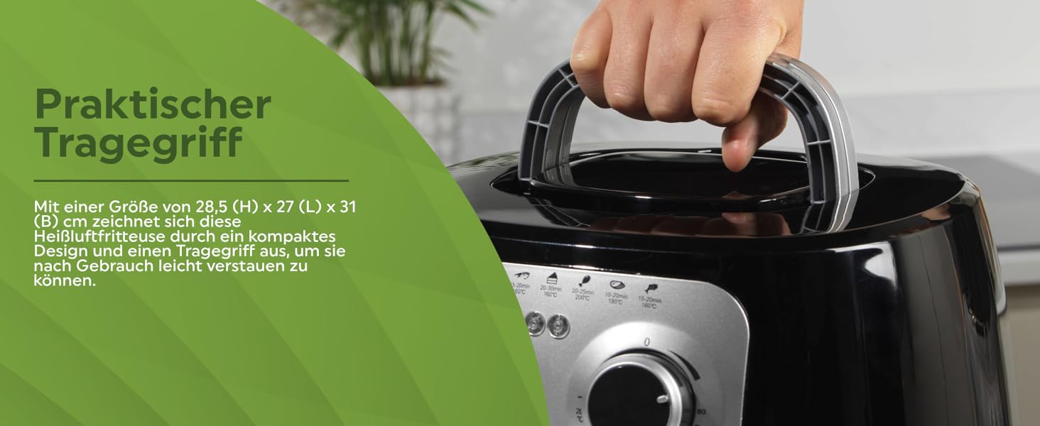 Фритюрниця Salter 4.2 л ручна, без масла, EK6364VDE – мультикухня для приготування м'яса та риби