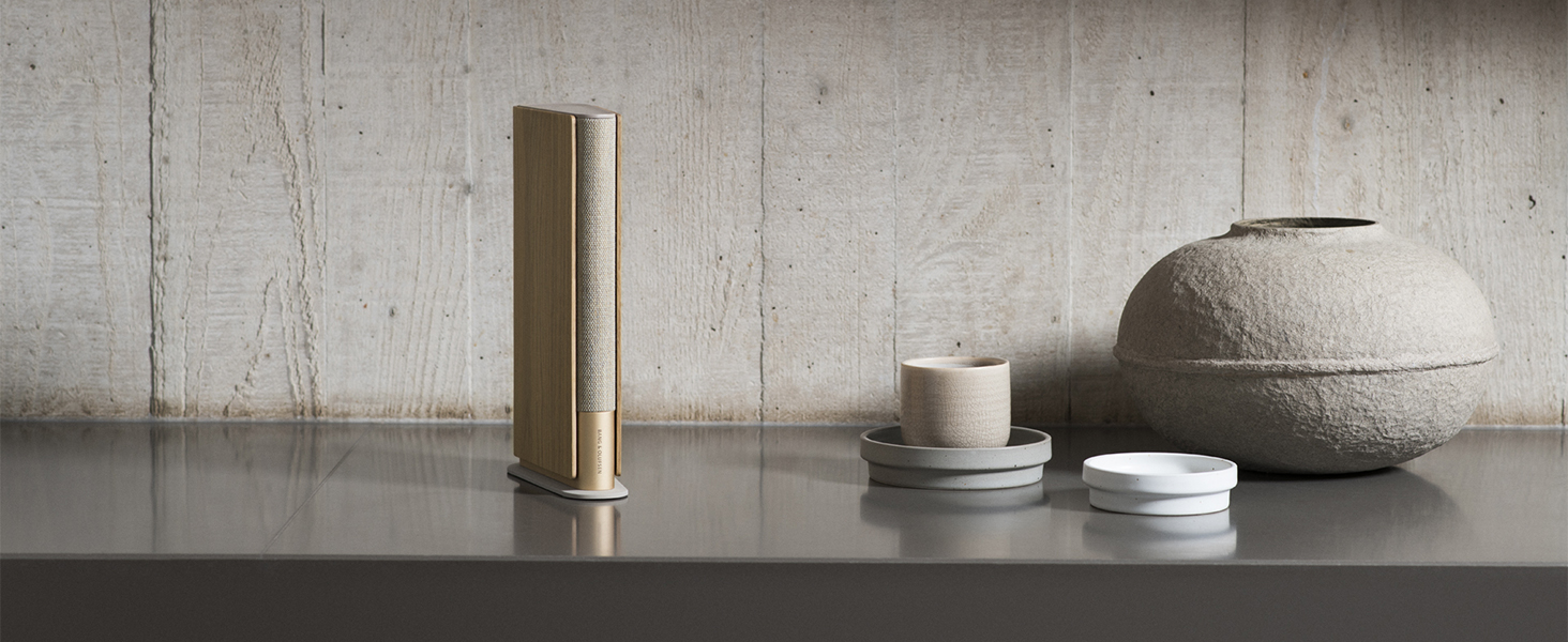 Bang & Olufsen Beosound Emerge: Бездротовий Bluetooth-динамік для дому, Золотий колір, Преміум-якість звуку