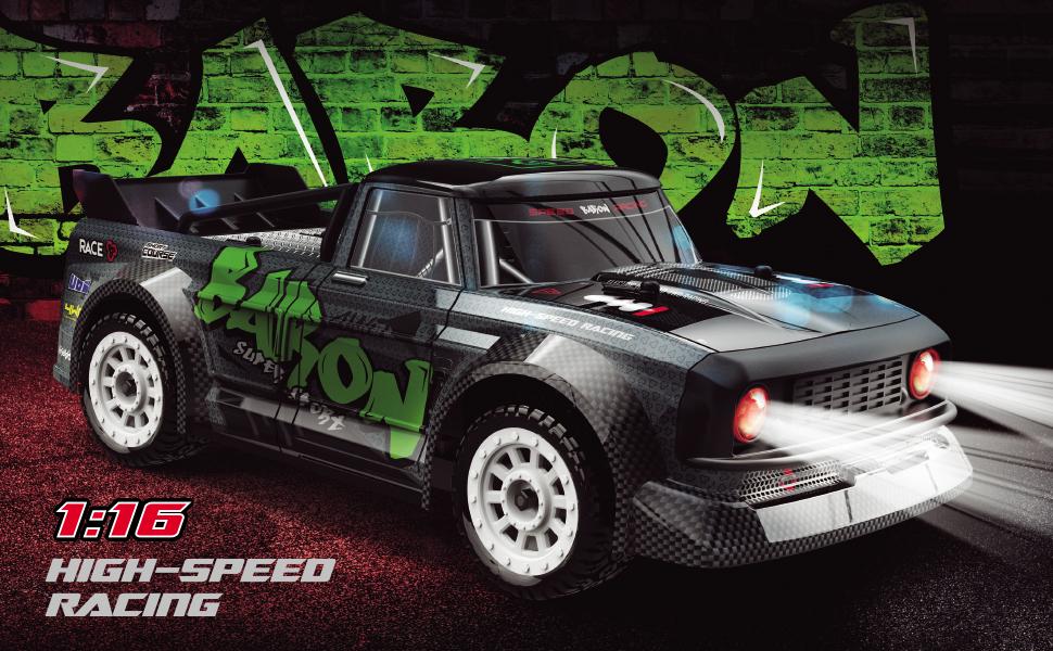 Радіокерований позашляховик FISCA 1/16 4WD Drift RC Автомобіль 2.4GHz 20MPH (SG-1603) - Швидкісний баггі для бездоріжжя