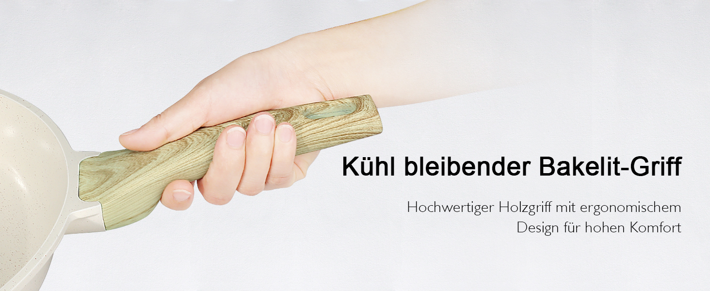 Набір посуду GipP 22 шт. з керамічним покриттям, антипригарний, для миття в посудомийній машині, без PFAS, білий