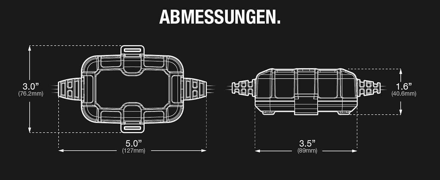 NOCO GENIUS2D: Інтелектуальний зарядний пристрій для акумуляторів 12V 2A – Підтримує, заряджає та десульфатує акумулятори, з захистом від перевантаження та температурною компенсацією. Підходить для свинцево-кислотних акумуляторів