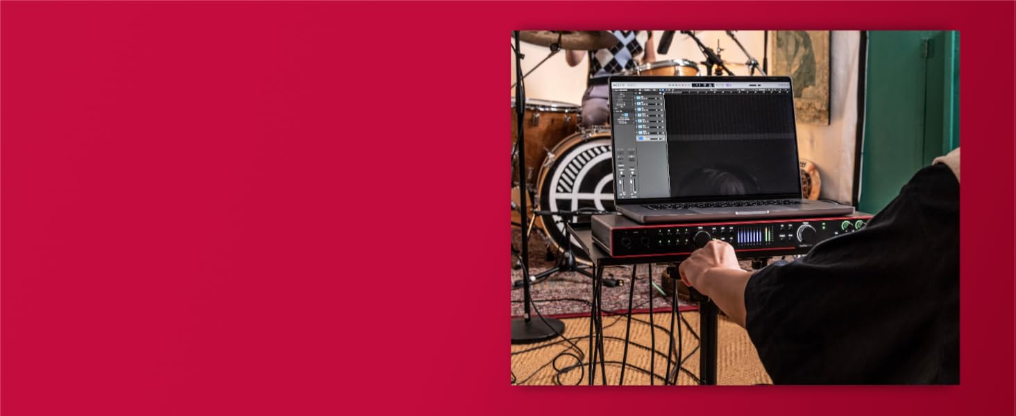 Focusrite Scarlett 4i4 3rd Gen USB Аудіоінтерфейс для гітаристів, вокалістів та продюсерів + ПО