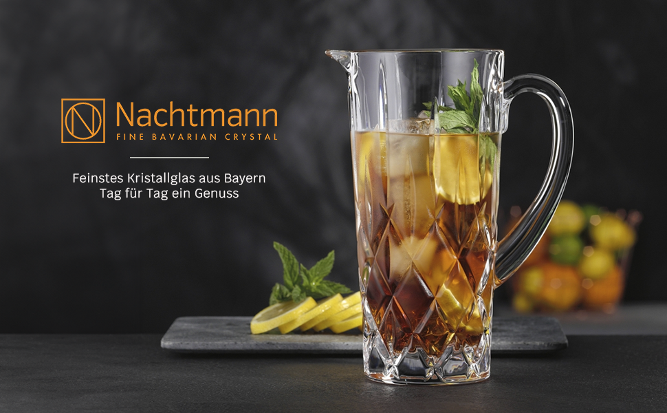 Кружка Nachtmann Noblesse з кришталевого скла, 1190 мл, Made in Germany, 1 шт.