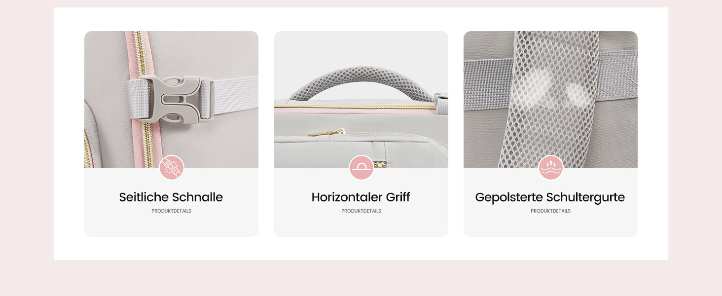 LOVEVOOK Рюкзак ручної об'єм Ryanair, 40x20x25 см, для ноутбука 13.3