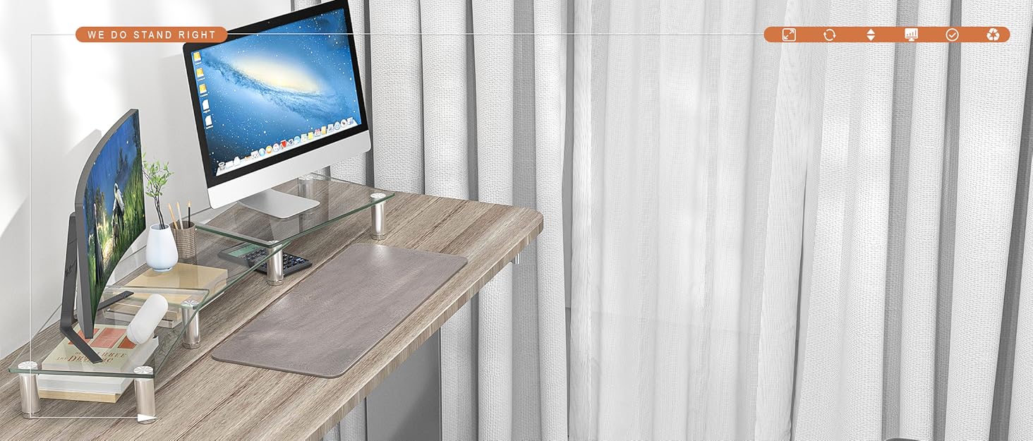 Висувна полиця під клавіатуру під стіл, чорна, з міцним C-кріпленням, 27.3x27.9 см (82.5 см з кріпленнями)