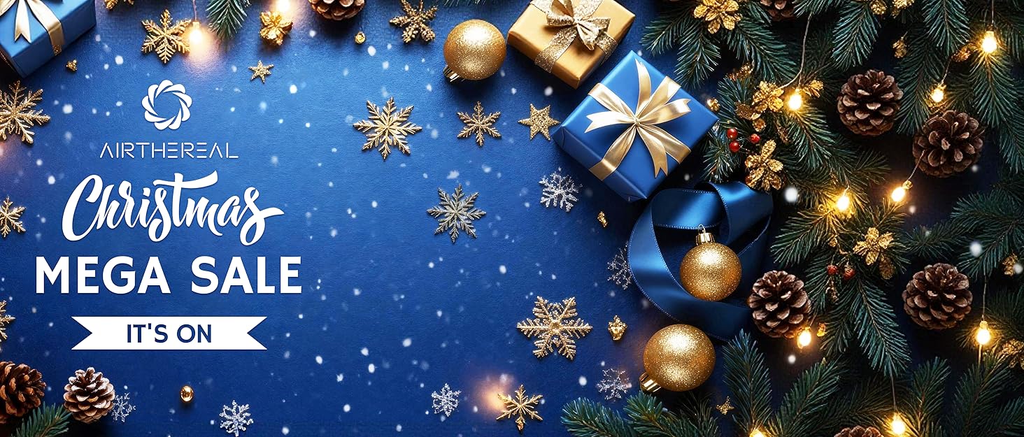 Повітряочищувач та зволожувач Airthereal AEH300: 2-в-1 для приміщень до 125 м², 3-ступенева фільтрація, індикатор якості повітря, нічний режим, автоматичне зволоження