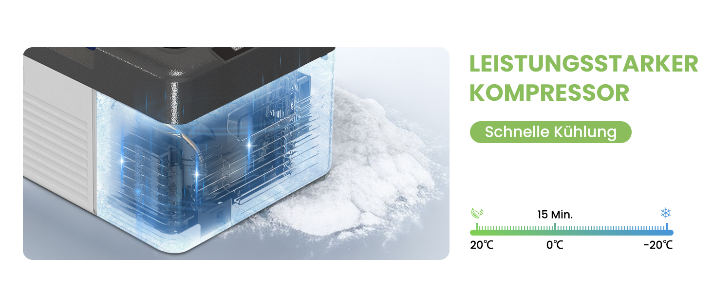Автомобільний компресорний холодильник Alpicool CL15 на 15 л, портативний морозильник 12V для авто
