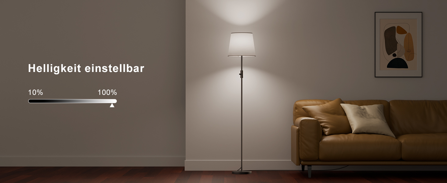 Світлодіодна торшер DUSKTEC RGB для вітальні, смарт-лампа з димером, керування через APP, тепле та холодне біле світло, 10W, 1200LM, аркова лампа для читання, приліжкова лампа